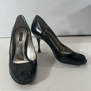 Dolce & Gabbana Black Patent Leather Heels